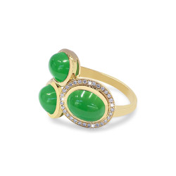 Green Onyx Diamond Ring Green Onyx Diamond Ring