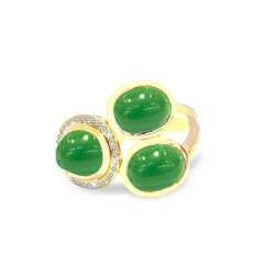 Green Onyx Diamond Ring Green Onyx Diamond Ring