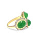 Green Onyx Diamond Ring