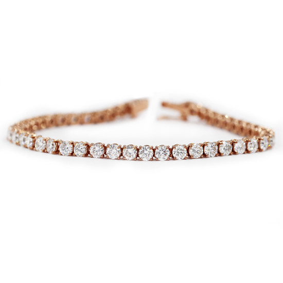 Rose Gold Tennis Bracelet