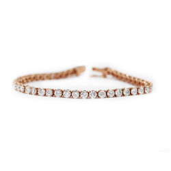 Rose Gold Tennis Bracelet Rose Gold Tennis Bracelet