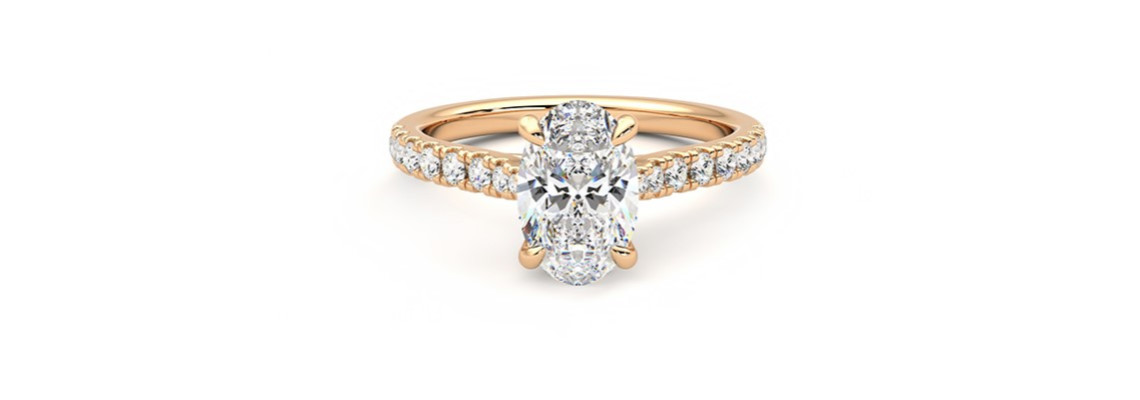 Choose the beautiful Rose Gold Engagement Ring piece to make your day unforgettable in Dubai