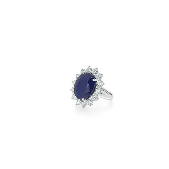 Diamond Sapphire Ring