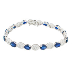 BLUE SONIC DIAMOND BRACELET-B12587 BLUE SONIC DIAMOND BRACELET-B12587