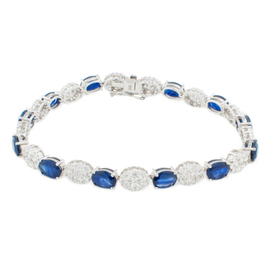 BLUE SONIC DIAMOND BRACELET-B12587