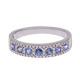 Diamond with Sapphire Ring