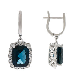 London Blue Topaz Earring London Blue Topaz Earring