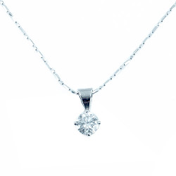 4 Claw Single Diamond Pendant 4 Claw Single Diamond Pendant