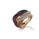 Aquatic Three-Tone Ring