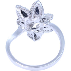Rising Sapphire Diamond Ring Rising Sapphire Diamond Ring