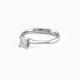 princess cut solitaire ring