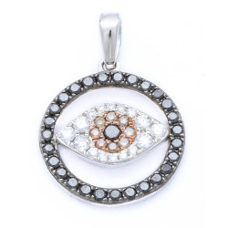 Black And White Eye Pendent Black And White Eye Pendent