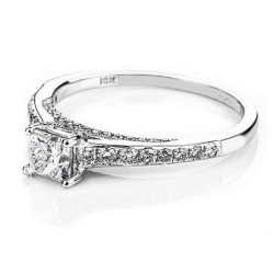 Princess Micro Engagement Ring - B08892 Princess Micro Engagement Ring - B08892