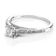 Princess Micro Engagement Ring - B08892