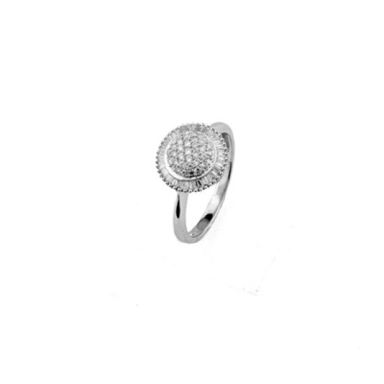 Flower Micro-Pave Ring