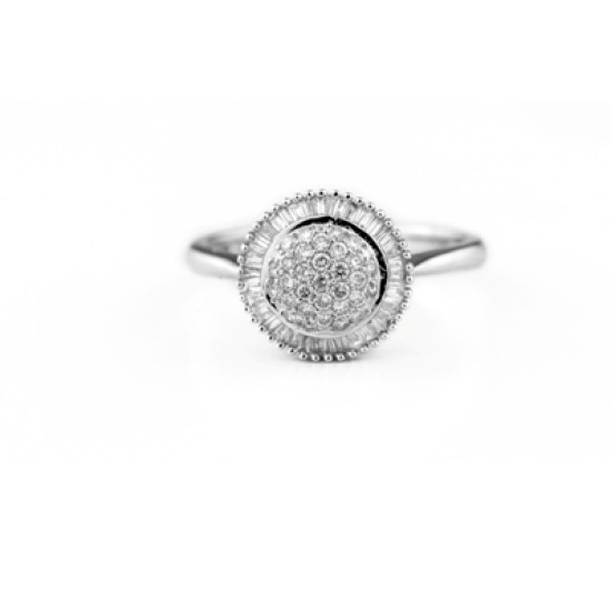 Flower Micro-Pave Ring