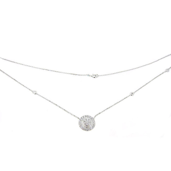 Midnight Flash diamond necklace