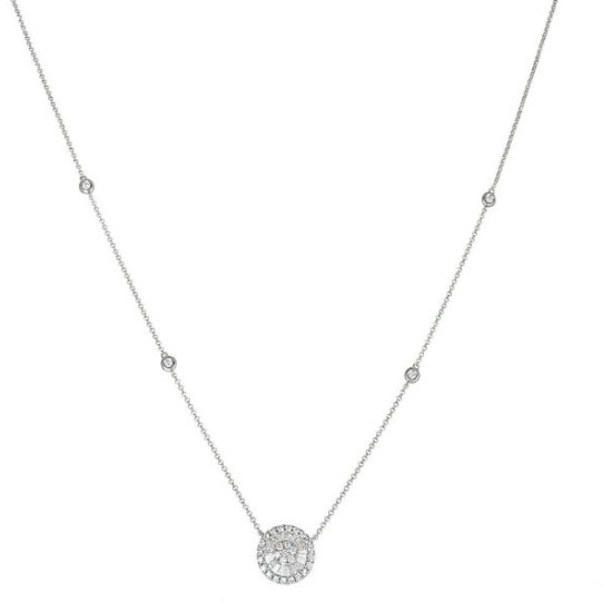 Midnight Flash diamond necklace