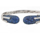 Sapphire Diamond Bangle