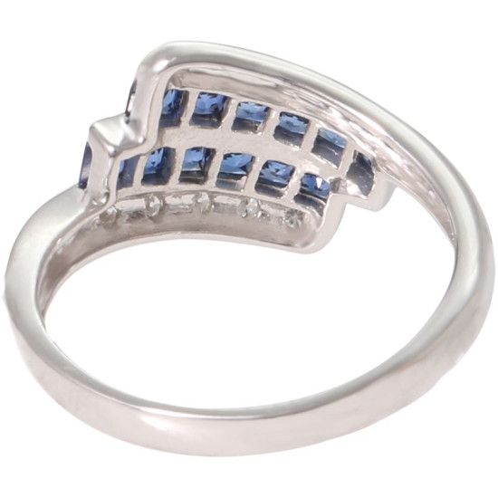 Season of sapphire Diamond RIng