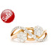 Twisted Flower Diamond Ring - B11353