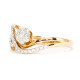 Twisted Flower Diamond Ring - B11353