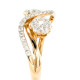 Twisted Flower Diamond Ring - B11353