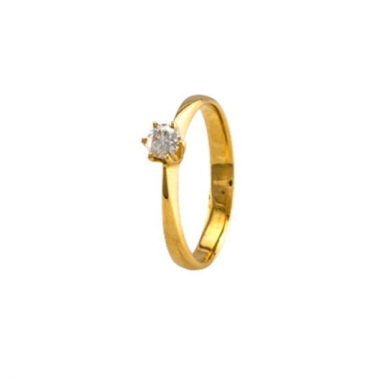 6 Prongs Solitaire  Diamond Ring 