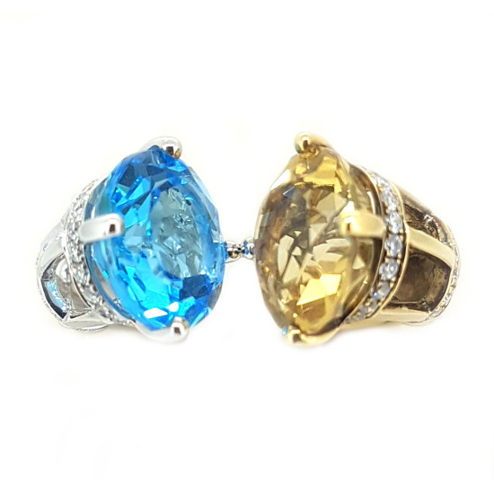 Combination Diamond Ring - B12129 Combination Diamond Ring - B12129
