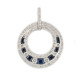 Full Moon Sapphire Pendant-B12335 Full Moon Sapphire Pendant-B12335