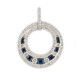 Full Moon Sapphire Pendant-B12335