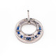 Full Moon Sapphire Pendant-B12335