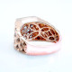 Rose Gold Cob-Web Ring (B12483)