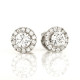 Round Cluster Earrings - B13368