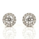 Round Cluster Earrings - B13368