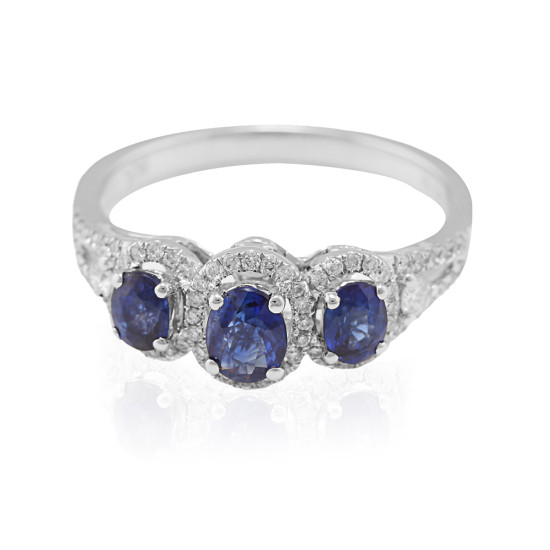 Classic Sapphire & Diamond Ring