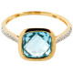 "Paradise in Blue" Diamond Ring