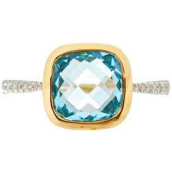 "Paradise in Blue" Diamond Ring "Paradise in Blue" Diamond Ring