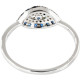 Shimmering Blue Eyes Ring-B13657 