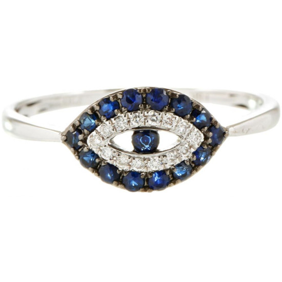 Shimmering Blue Eyes Ring-B13657 