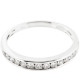 Channel Setting Half Eternity Diamond wedding Band