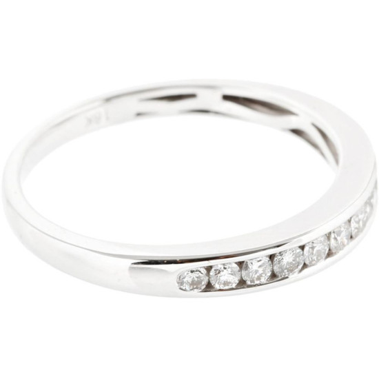 Channel Setting Half Eternity Diamond wedding Band