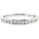 Channel Setting Half Eternity Diamond wedding Band