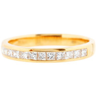 Yellow Gold Diamond Wedding & anniversary band