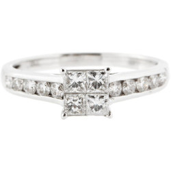 Princess Cut Diamond Ring Princess Cut Diamond Ring