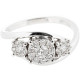 Threesome Diamond Ring-B13681