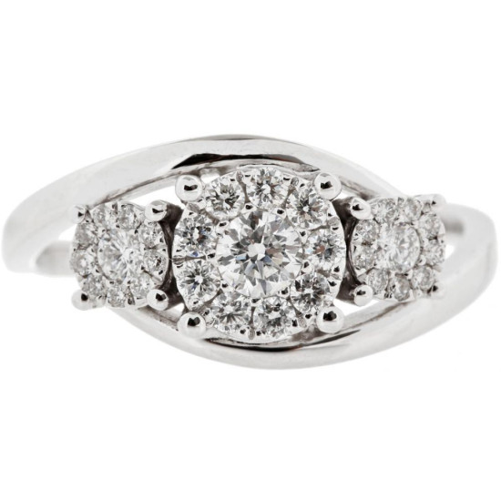 Threesome Diamond Ring-B13681