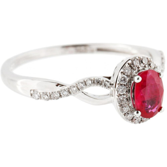 Infinite Ruby Diamond Ring