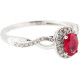 Infinite Ruby Diamond Ring