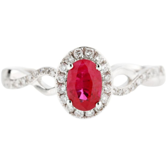 Infinite Ruby Diamond Ring